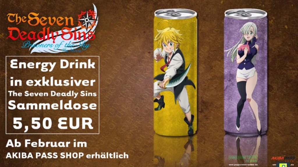 »The Seven Deadly Sins«: Energy Drinks in Sammeldosen angekündigt akibapass