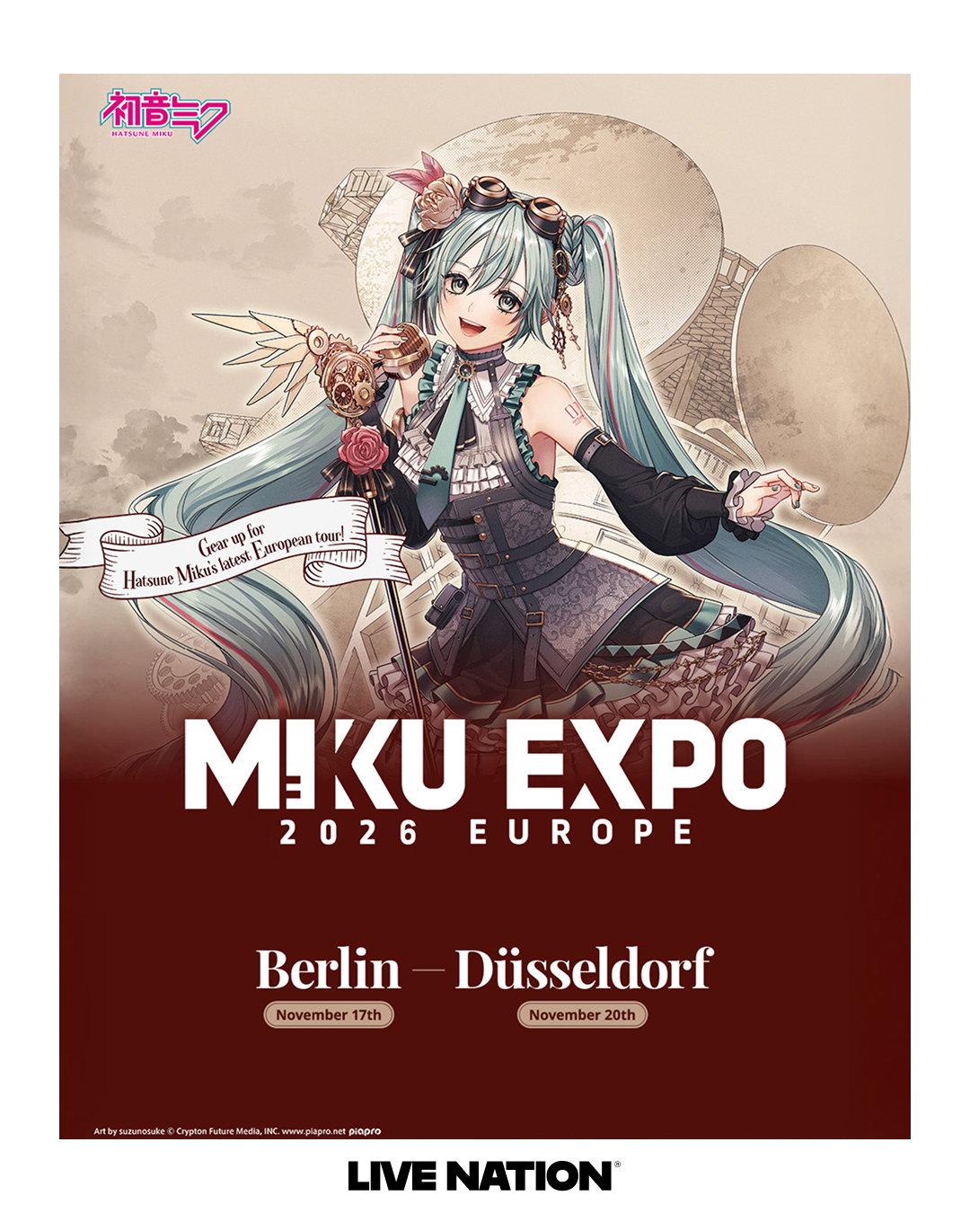 Hatsune Miku Live MIKU EXPO 2026 Kommt Nach Deutschland Anime2You